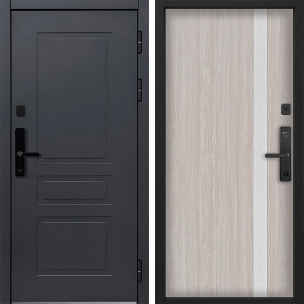Входная дверь Command doors Cyber lord 6S Белая Лиственница