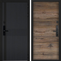 Входная дверь Command doors cyber matrix grey 00 Дуб Бомонт