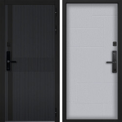 Входная дверь Command doors cyber matrix grey 46 Альберо Браш