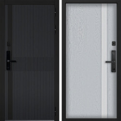 Входная дверь Command doors cyber matrix grey 6S Альберо Браш