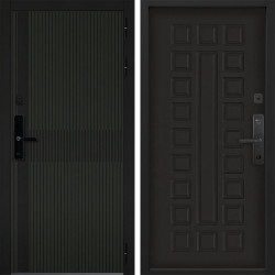 Входная дверь Command doors Cyber matrix oliva 01 Венге