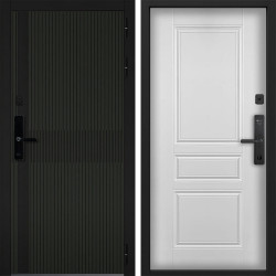 Входная дверь Command doors Cyber matrix oliva 02 Белый Матовый