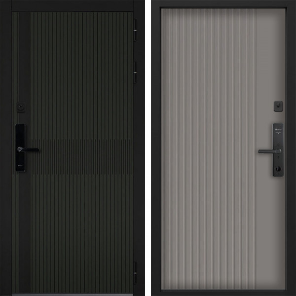 Входная дверь Command doors Cyber matrix oliva 03 Кварц софт