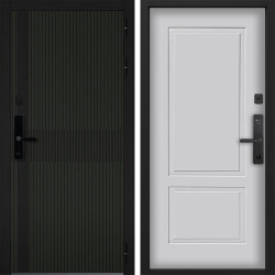 Входная дверь Command doors Cyber matrix oliva 05 Белый матовый