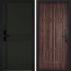 Входная дверь Command doors Cyber matrix oliva 15 Дуб коньяк