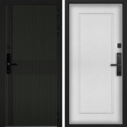Входная дверь Command doors Cyber matrix oliva 38.02 Белый матовый