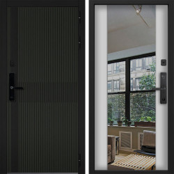 Входная дверь Command doors Cyber matrix oliva 3Z Белый Матовый