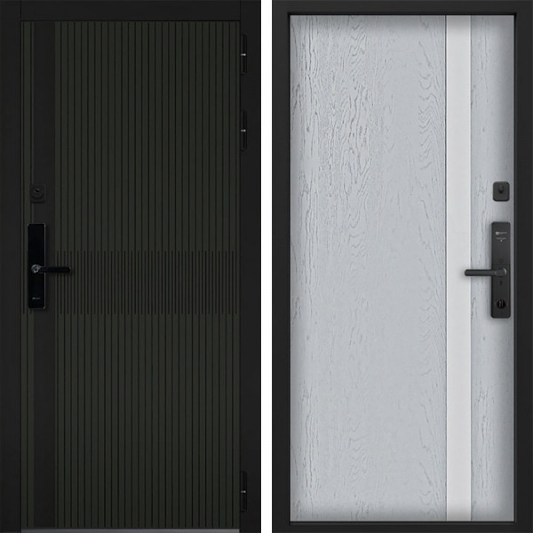 Входная дверь Command doors Cyber matrix oliva 6S Альберо Браш