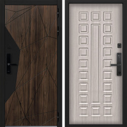 Входная дверь Command doors Cyber Shelwood 01 Белая лиственница