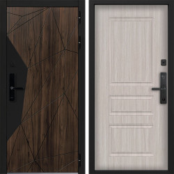 Входная дверь Command doors Cyber Shelwood 02 Белая Лиственница