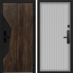 Входная дверь Command doors Cyber Shelwood 03 Белый матовый