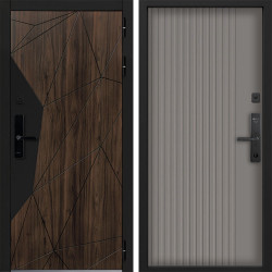 Входная дверь Command doors Cyber Shelwood 03 Кварц софт
