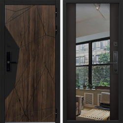 Входная дверь Command doors Cyber Shelwood 3Z Венге