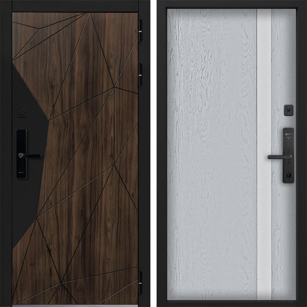 Входная дверь Command doors Cyber Shelwood 6S Альберо Браш
