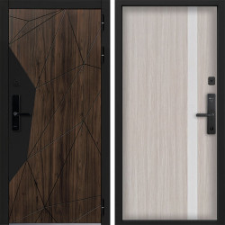 Входная дверь Command doors Cyber Shelwood 6S Белая Лиственница