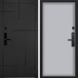 Входная дверь Command doors Cyber tetris black 46 Альберо Браш