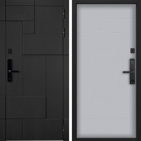 Входная дверь Command doors Cyber tetris black 46 Альберо Браш