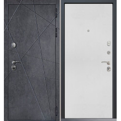 Входная дверь Command Doors Geometria New 00 Белый матовый