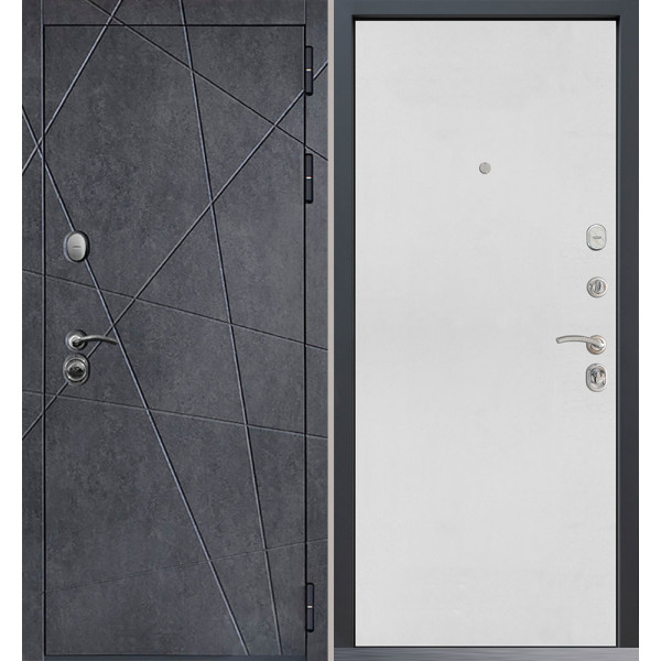 Входная дверь Command Doors Geometria New 00 Белый матовый