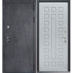 Входная дверь Command Doors Geometria New 01 альберо браш грей