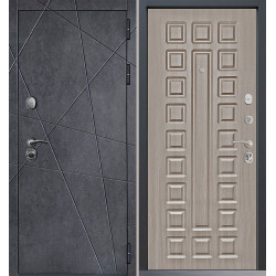 Входная дверь Command Doors Geometria New 01 Белая лиственница