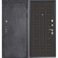 Входная дверь Command Doors Geometria New 01 Венге