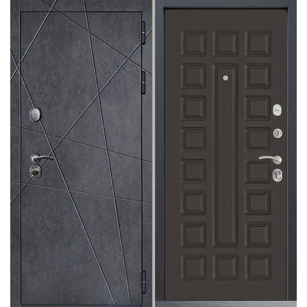 Входная дверь Command Doors Geometria New 01 Венге