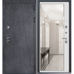 Входная дверь Command Doors Geometria New 116Z белый матовый
