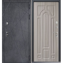 Входная дверь Command Doors Geometria New 17.02 Сандал Белый