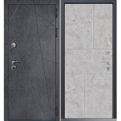 Входная дверь Command Doors Geometria New 38 Бетон молочный