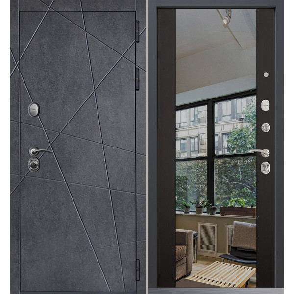 Входная дверь Command Doors Geometria New 3Z Венге