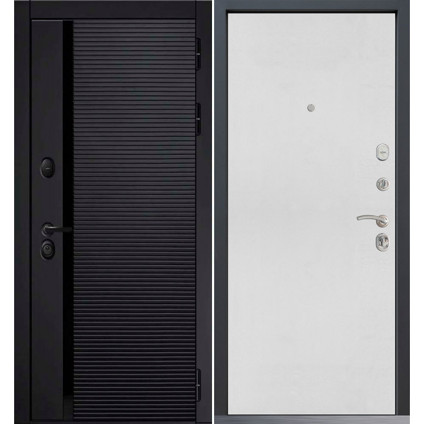 Входная дверь Command Doors Horizont 00 Белый матовый