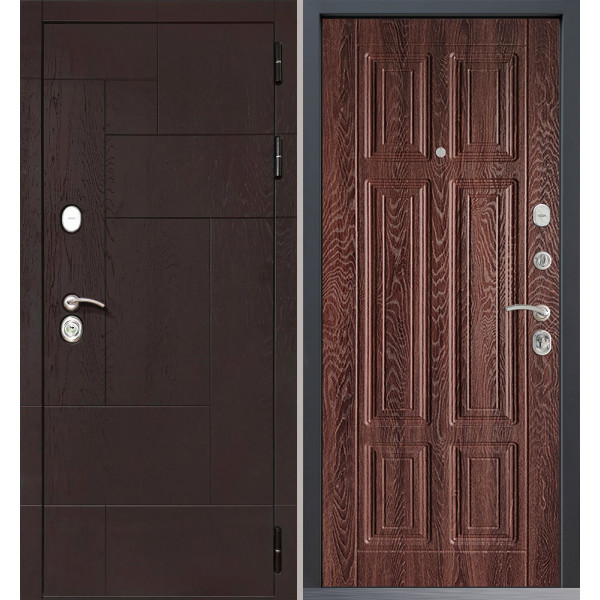 Входная дверь Command Doors Grafica 15 Дуб коньяк