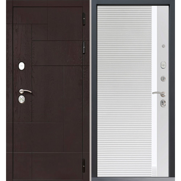 Входная дверь Command Doors Grafica 30Б белый матовый
