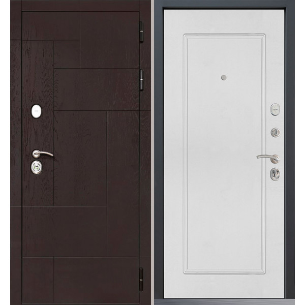 Входная дверь Command Doors Grafica 38.02 Белый матовый