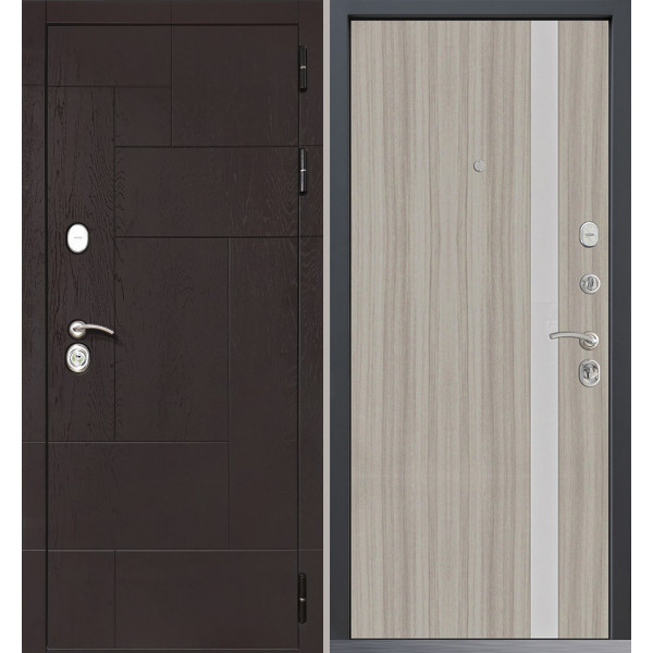 Входная дверь Command Doors Grafica 6S Белая Лиственница