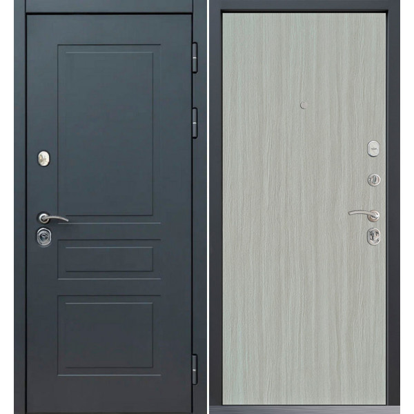 Входная дверь Command Doors Lord 00 Белая лиственница