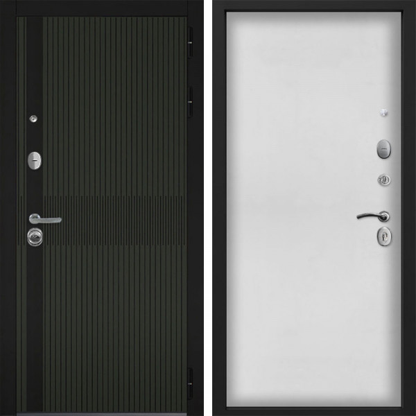 Входная дверь Command doors matrix oliva 00 Белый матовый