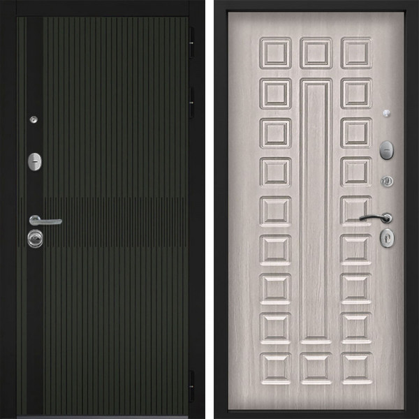 Входная дверь Command doors matrix oliva 01 Белая лиственница