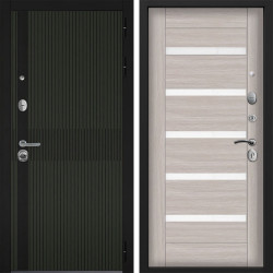 Входная дверь Command doors matrix oliva 18SP Белая Лиственница