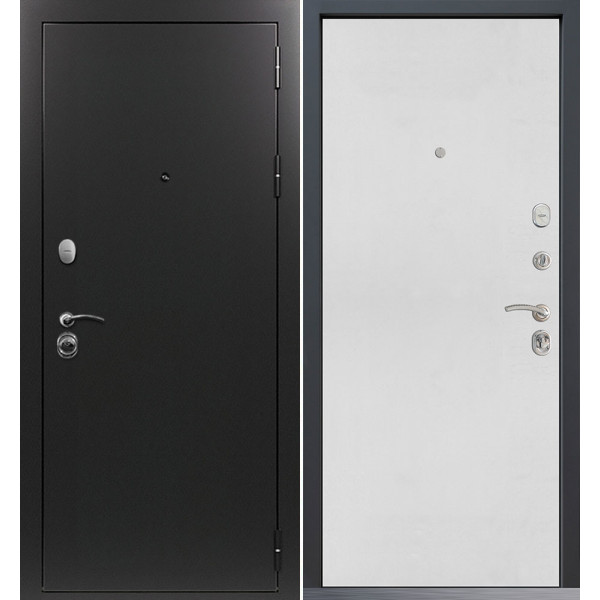 Входная дверь Command Doors Патриот графит 00 Белый матовый