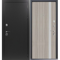 Входная дверь Command Doors Патриот графит 6S Белая Лиственница
