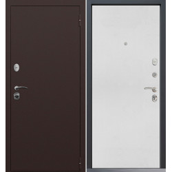Входная дверь Command Doors Патриот медный антик 00 Белый матовый