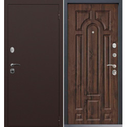 Входная дверь Command Doors Патриот медный антик 17.02 Темный Дуб