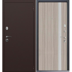 Входная дверь Command Doors Патриот медный антик 6S Белая Лиственница