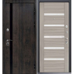 Входная дверь Command Doors Premier 18SP Белая Лиственница