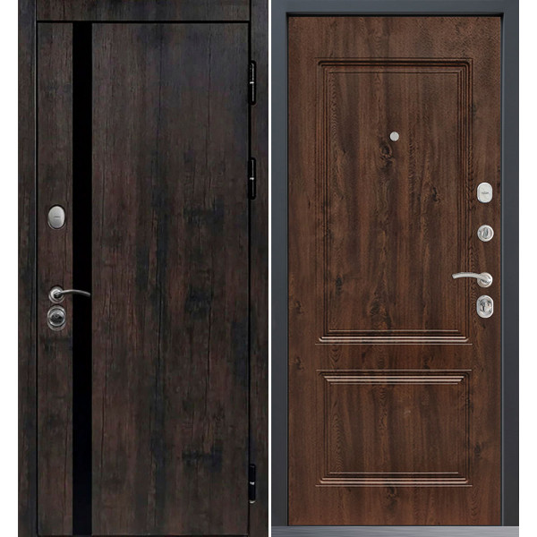 Входная дверь Command Doors Premier 61 Темный дуб