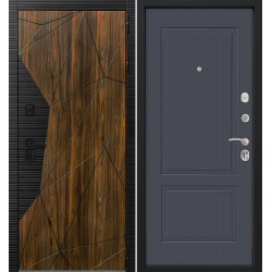 Входная дверь Command Doors Shellwood 05 Графит Серый