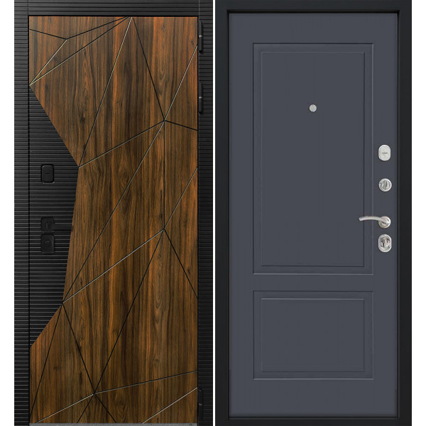Входная дверь Command Doors Shellwood 05 Графит Серый