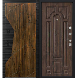 Входная дверь Command Doors Shellwood 17.02 Темный Дуб